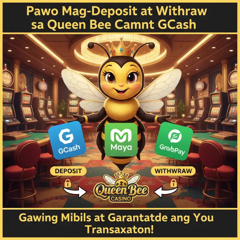 Queen Bee Casino GCash Payment Guide Banner
